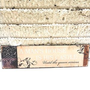 “Until The Queen Arrives” Vintage Tin Sign